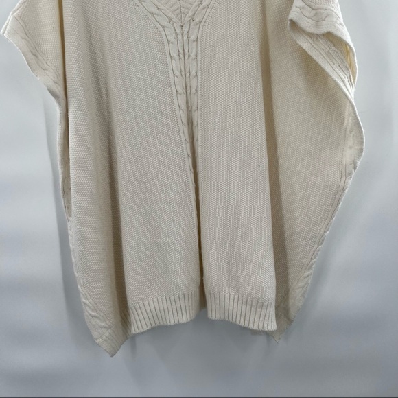 Talbots sweater poncho shrug large - Picture 3 of 9